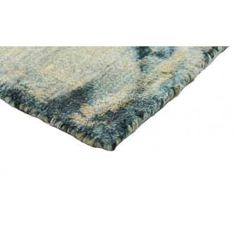 Alfombra FERNO AQUA GOLD (Handmade Collection)